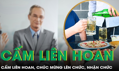 Nghiêm cấm liên hoan, chúc mừng nhận chức, lên chức sau sáp nhập đơn vị hành chính