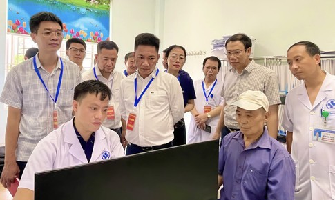 Trước ng&#224;y s&#225;p nhập, Bệnh viện đa khoa Th&#225;i B&#236;nh triển khai bệnh &#225;n điện tử