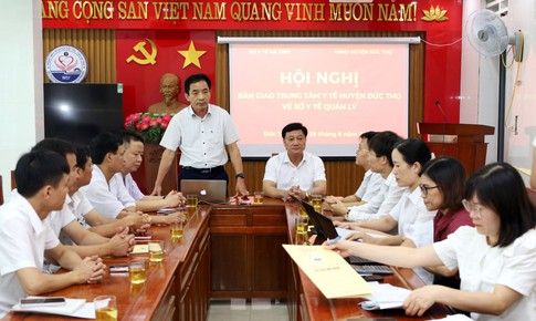 Hà Tĩnh hoàn tất việc chuyển giao các đơn vị y tế tuyến huyện