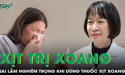 Bác sĩ tiết lộ sai lầm nghiêm trọng khi dùng thuốc xịt trị viêm xoang