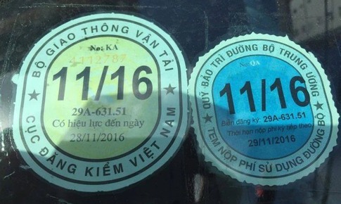Đề xuất bãi bỏ tem nộp phí sử dụng đường bộ dán trên kính xe ôtô