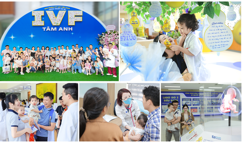 BVĐK Tâm Anh liên tiếp xác lập kỷ lục Ngày hội quy tụ nhiều em bé IUI/IVF nhất Việt Nam