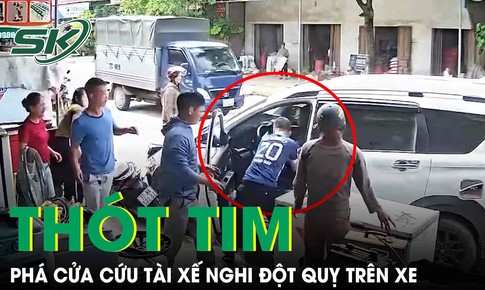 Người thợ điện lạnh dũng cảm phá cửa cứu tài xế đột quỵ trên chiếc xe đang trôi tự do