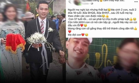 Dòng tâm thư đầy xót xa của mẹ Tiến ‘Bịp’: “Mong rằng con cố gắng thay đổi trở thành công dân tốt”