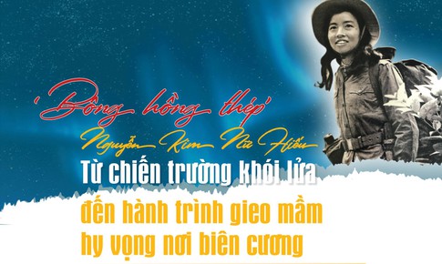 ‘B&#244;ng hồng th&#233;p’ Nguyễn Kim Nữ Hiếu: Từ chiến trường kh&#243;i lửa đến h&#224;nh tr&#236;nh gieo mầm hy vọng nơi bi&#234;n cương