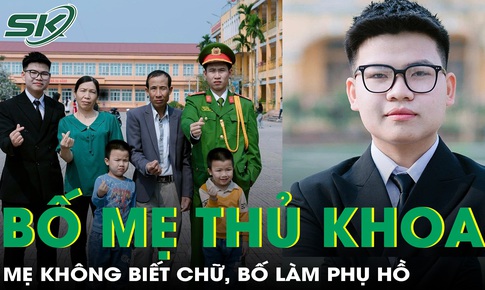 Gia cảnh đặc biệt của thủ khoa to&#224;n quốc: Mẹ kh&#244;ng biết chữ, bố l&#224;m phụ hồ