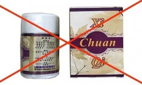 Cảnh b&#225;o: Kh&#244;ng kinh doanh, sử dụng sản phẩm thuốc Xi Chuan Qi
