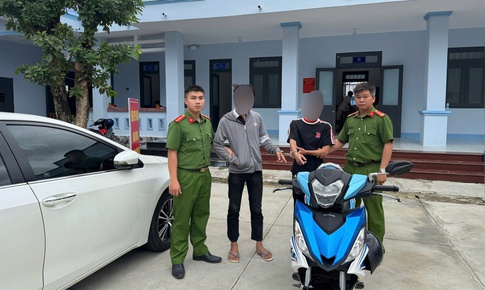 Bắt gọn 2 thanh niên cướp giật tài sản của người đi đường