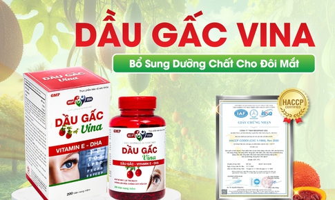 Dầu Gấc Vina – Hỗ trợ bổ sung dưỡng chất cho đôi mắt sáng khỏe