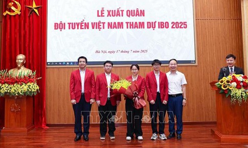 Việt Nam trong nhóm 10 quốc gia có tổng điểm cao nhất tại Olympic Sinh học Quốc tế 2025