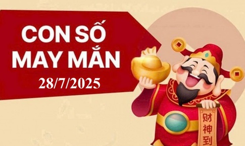 Con số may mắn hôm nay 28/7 - số tài lộc 12 con giáp theo năm sinh