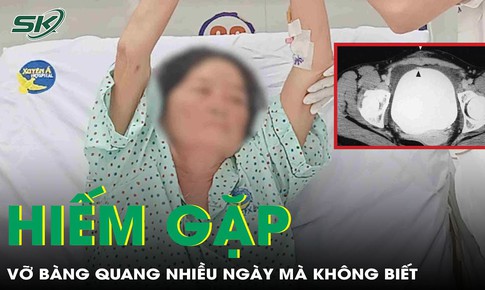 Hi hữu người phụ nữ vỡ b&#224;ng quang nhiều ng&#224;y m&#224; kh&#244;ng biết