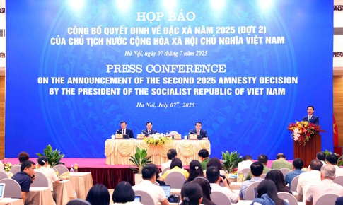 Công bố Quyết định về đặc xá năm 2025 của Chủ tịch nước dịp 80 năm Quốc khánh