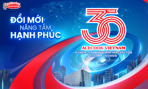 Acecook đồng h&#224;nh c&#249;ng người Việt 30 năm với h&#224;nh tr&#236;nh đổi mới n&#226;ng tầm hạnh ph&#250;c