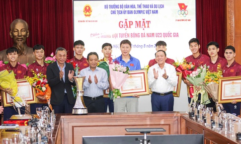 U23 Việt Nam vinh dự nhận bằng khen của Thủ tướng Ch&#237;nh phủ