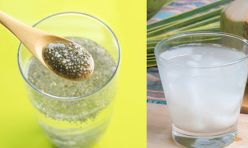Ng&#226;m hạt chia với nước dừa – T&#225;c dụng v&#224; l&#253; do n&#234;n uống mỗi s&#225;ng