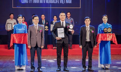 Herbalife Việt Nam đạt chứng nhận Top 10 Nhãn Hiệu Nổi Tiếng Việt Nam & Doanh Nghiệp Tiên Phong Đổi Mới Sáng Tạo năm 2025