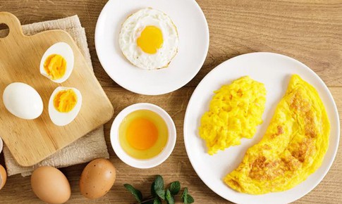 5 cách chế biến trứng tốt nhất cho sức khỏe