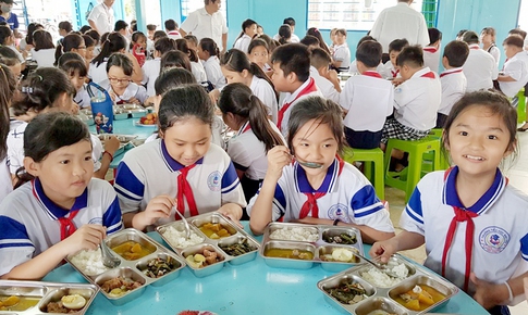 Dinh dưỡng học đường - chiến lược quan trọng góp phần tăng cường sức khỏe cho trẻ