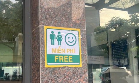 Logo nhận diện đặc biệt giúp người dân tìm nhà vệ sinh miễn phí dịp lễ 2/9