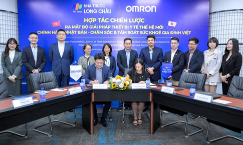 Long Ch&#226;u v&#224; OMRON Nhật Bản ra mắt trọn bộ giải ph&#225;p thiết bị y tế ch&#237;nh h&#227;ng Nhật Bản tầm so&#225;t chăm s&#243;c sức khỏe tại nh&#224;