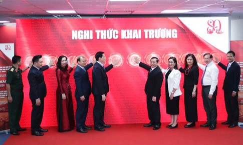 Khai trương Trung tâm Báo chí Triển lãm thành tựu đất nước '80 năm Hành trình Độc lập - Tự do - Hạnh phúc'