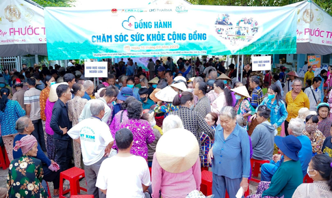 DHG Pharma về An Giang: Hơn 1.200 ca khám, thắp sáng sức khỏe biên cương