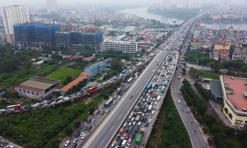 Hạn chế phương tiện trên cao tốc hướng về Hà Nội ngày 27/8 tài xế cần lưu ý