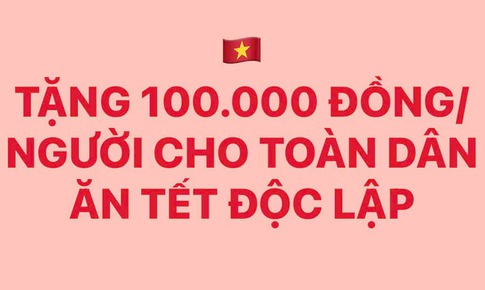 Không có tài khoản ngân hàng có được nhận 100.000 tiền 2/9?