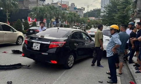 Nghi vấn Phó giám đốc gây tai nạn liên hoàn và trong người có nồng độ cồn