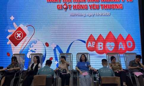 Hải Ph&#242;ng: Hơn 500 y b&#225;c sĩ chung tay lan tỏa nghĩa cử cao đẹp trong ng&#224;y hội hiến m&#225;u