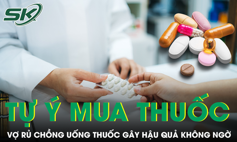 Vợ tự mua thuốc hạ mỡ m&#225;u, rủ chồng uống chung khiến sức khỏe cả hai suy giảm