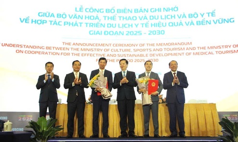 Xây dựng Việt Nam thành điểm đến có các dịch vụ du lịch và y tế uy tín trên thế giới