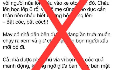 Thực hư th&#244;ng tin học sinh THCS ở H&#224; Đ&#244;ng su&#253;t bị bắt c&#243;c 