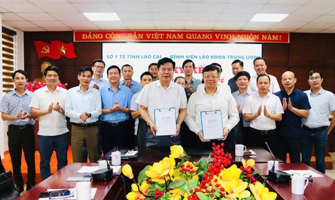 Bệnh viện L&#227;o khoa Trung ương k&#253; kết hợp t&#225;c to&#224;n diện với Sở Y tế L&#224;o Cai 