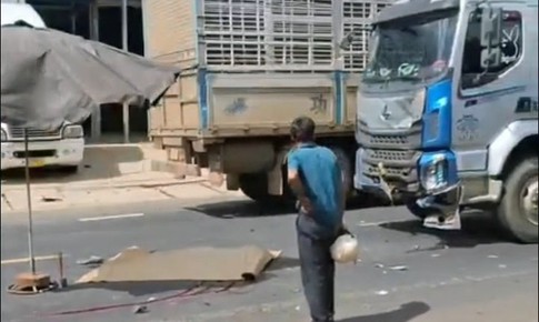 Tài xế xe tải mới lấy bằng gần 1 tháng gây tai nạn khiến 2 người tử vong