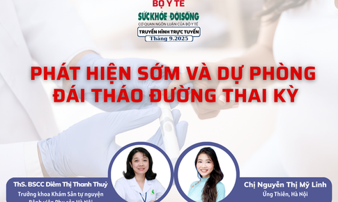 Truyền h&#236;nh trực tuyến: Ph&#225;t hiện sớm v&#224; dự ph&#242;ng đ&#225;i th&#225;o đường thai kỳ