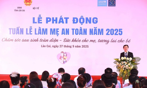 Tuần lễ l&#224;m mẹ an to&#224;n năm 2025: Huy động mọi nguồn lực chăm s&#243;c b&#224; mẹ v&#224; trẻ em