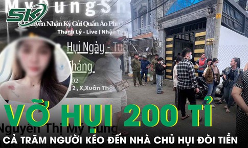 Nghi vỡ hụi 200 tỉ, cả trăm người k&#233;o đến nh&#224; chủ hụi nằm lăn l&#243;c đ&#242;i trả lại tiền