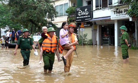 Cảnh b&#225;o đặc biệt lũ tr&#234;n s&#244;ng Thao, đề ph&#242;ng kịch bản ngập lụt giống b&#227;o Yagi