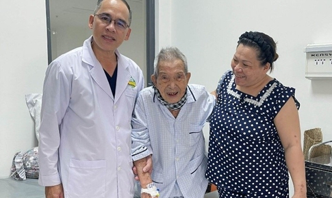 Cụ &#244;ng 96 tuổi ở TPHCM được thay khớp h&#225;ng th&#224;nh c&#244;ng