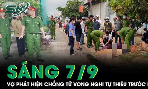 Vợ chết lặng phát hiện chồng tử vong nghi tự thiêu trước nhà, hé lộ đoạn tin nhắn đau lòng