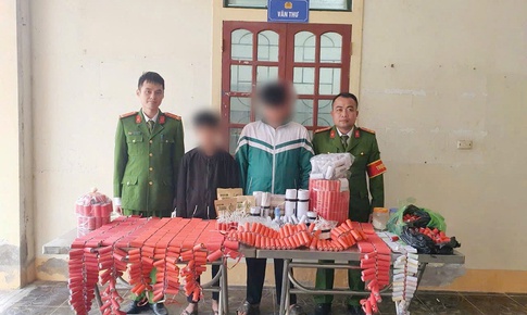 Học theo mạng xã hội, thiếu niên ở Nghệ An lén chế tạo hàng nghìn quả pháo nổ