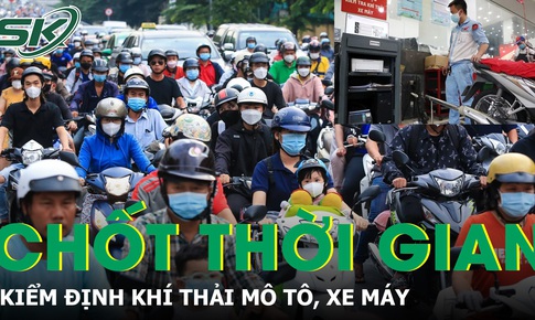 Chốt thời gian kiểm định khí thải mô tô, xe máy