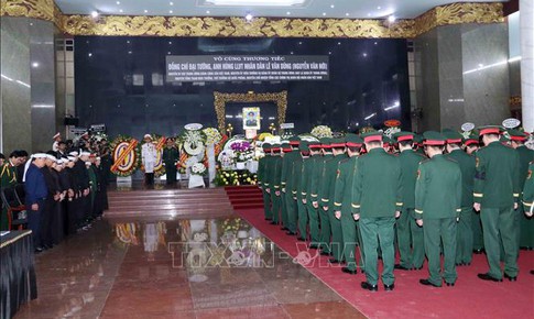 Lễ tang cấp nhà nước Đại tướng, AHLLVT nhân dân Lê Văn Dũng