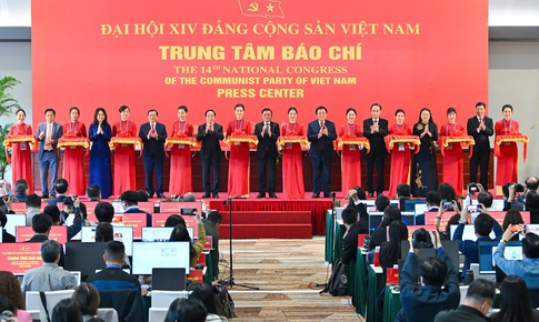 Khai trương Trung tâm Báo chí Đại hội đại biểu toàn quốc lần thứ XIV của Đảng