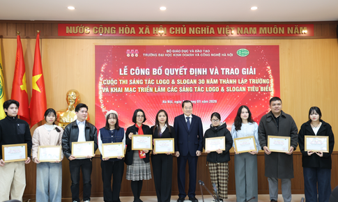 Lan tỏa niềm tự hào HUBT qua cuộc thi sáng tác Logo, Slogan kỷ niệm 30 năm thành lập