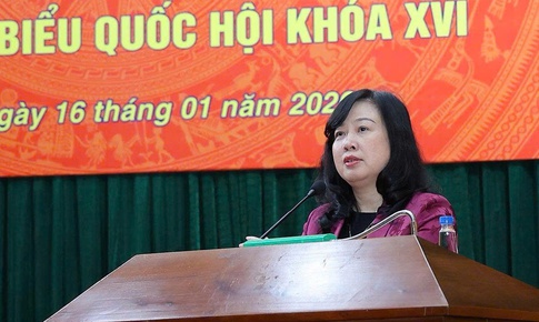 100% cử tri Bộ Y tế nhất trí giới thiệu Bộ trưởng Đào Hồng Lan ứng cử Đại biểu Quốc hội khoá XVI