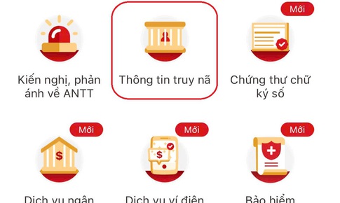 Người dân có thể tra cứu thông tin truy nã như thế nào trên VNeID?
