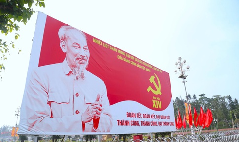 Thanh Hóa - Nghệ An rực đỏ cờ hoa hướng về Đại hội XIV của Đảng